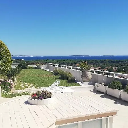 公寓 Toit Terrasse Mandelieu